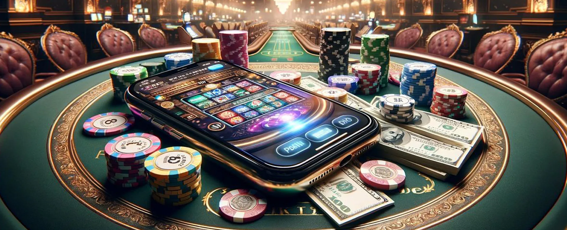 J8 Casino Gaming Background